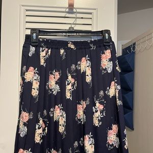 Vintage Alfred Dunner Floral Pleated Skirt Petite 6